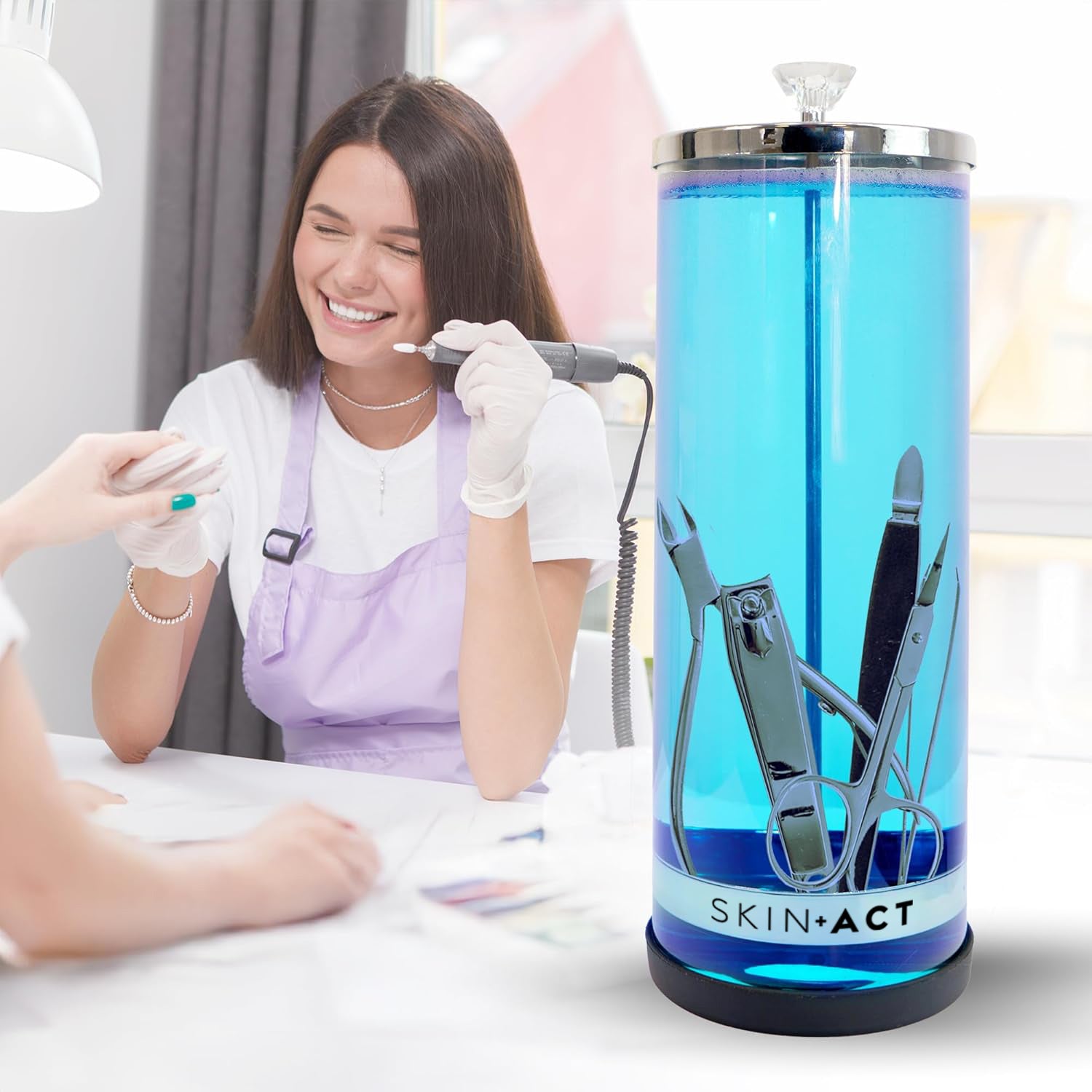 Large Sterilizing/Disinfectant Jar